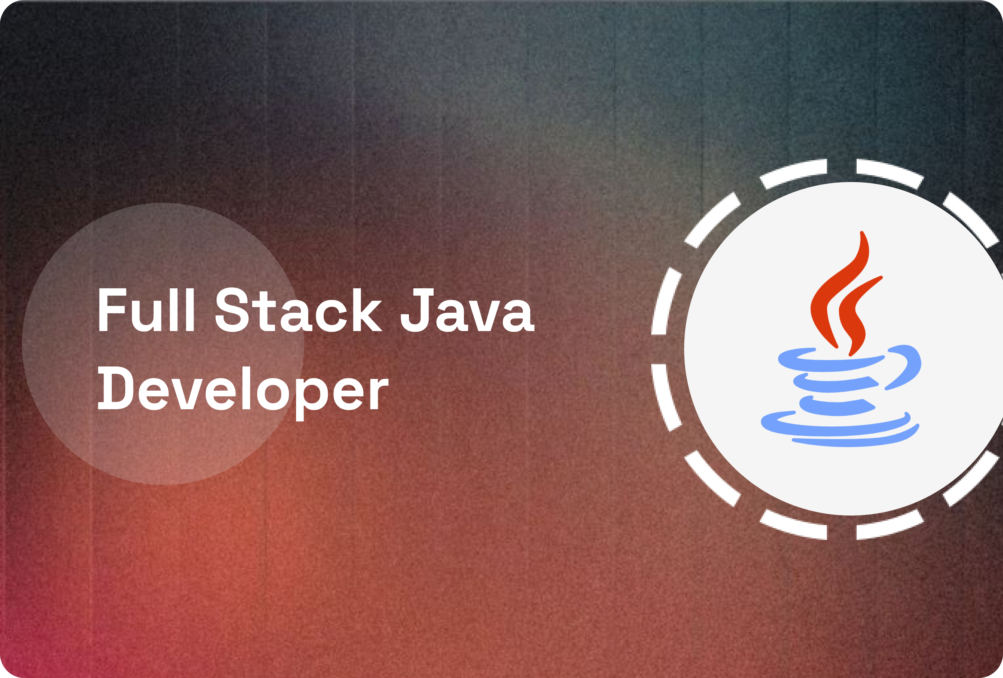 Full Stack Java Developer Program